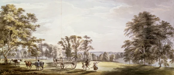 Eine Szene im Park des Earl of Bute in Luton, 1763-65